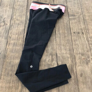 Lululemon Skinny Groove Reversible Pants Black 2